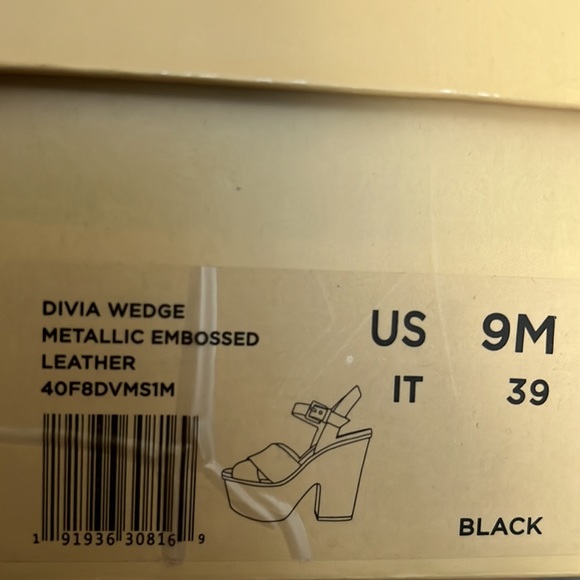 Michael Kors Black SnakePrint Platforms - Picture 6 of 6